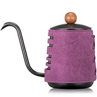 ZEFS--ESD Coffee Maker, Hand Brewing Coffee Pot Tapered Pot Simple Stainless Steel Accessories French Press Gooseneck Kettles Espresso Coffeeware EI50CP (Color : Purple 350ml)