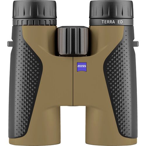  ZEISS 10x42 Terra ED Binoculars (Black & Coyote Brown)