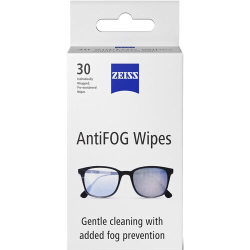  ZEISS Anti-Fog Lens Wipes (30-Pack)