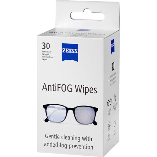  ZEISS Anti-Fog Lens Wipes (30-Pack)