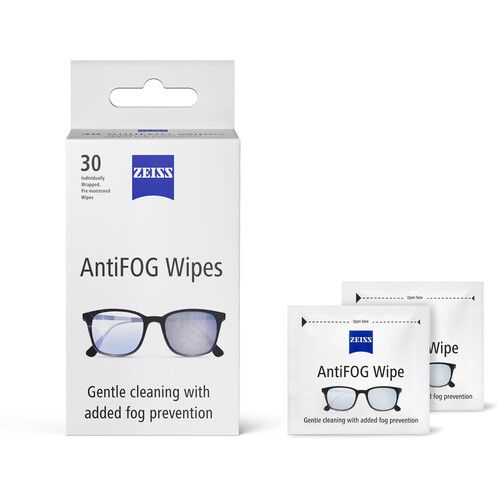  ZEISS Anti-Fog Lens Wipes (30-Pack)