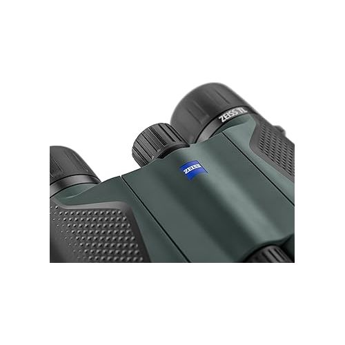  ZEISS Terra TL Pocket Binoculars 10x25 Compact, Waterproof, and Fast Focusing with Coated Glass for Optimal Clarity in All Weather Conditions for Bird Watching, Hunting, Sightseeing, Dark Green