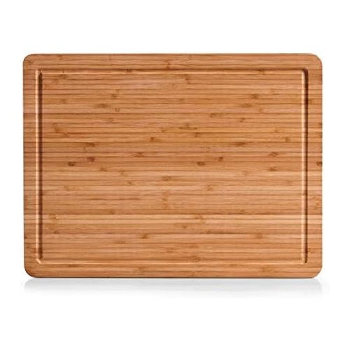  [아마존베스트]ZELLER PRESENT SCHOENER LEBEN. PRAKTISCH WOHNEN. Zeller 25218 Bamboo Chopping Board 39 x 29 x 1.6 cm