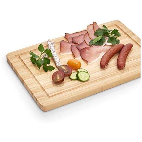  [아마존베스트]ZELLER PRESENT SCHOENER LEBEN. PRAKTISCH WOHNEN. Zeller 25218 Bamboo Chopping Board 39 x 29 x 1.6 cm