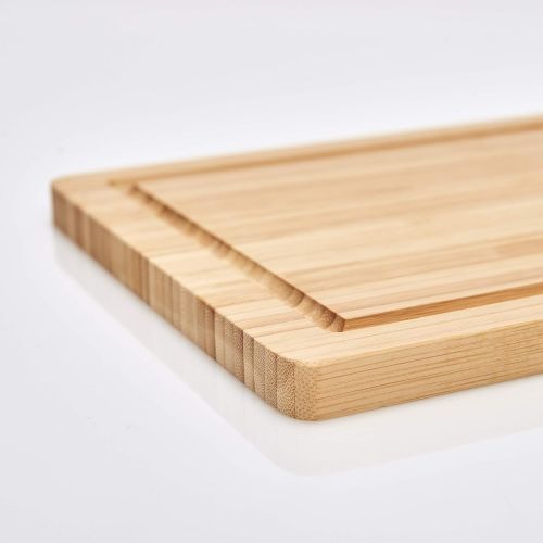  [아마존베스트]ZELLER PRESENT SCHOENER LEBEN. PRAKTISCH WOHNEN. Zeller 25218 Bamboo Chopping Board 39 x 29 x 1.6 cm