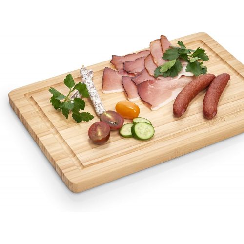  [아마존베스트]ZELLER PRESENT SCHOENER LEBEN. PRAKTISCH WOHNEN. Zeller 25218 Bamboo Chopping Board 39 x 29 x 1.6 cm