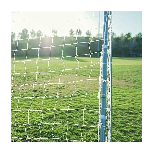  ZELUS Soccer Goal 8 x 5.6 ft, 2 in 1 Powder Coated Soccer Goal Frame with All Weather Net & Detachable Target Goal Net for improving Skills