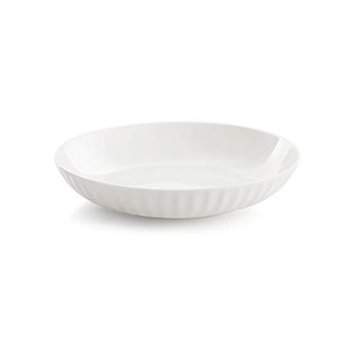  [아마존베스트]ZEN Pleats Porcelain Salad Pasta Bowls 23oz Set of 6 (Mixed Color)