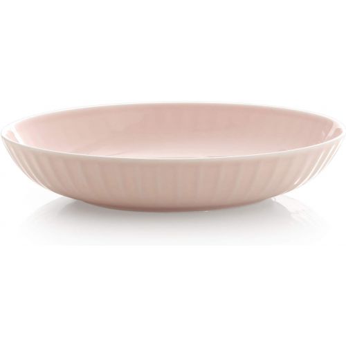  [아마존베스트]ZEN Pleats Porcelain Salad Pasta Bowls 23oz Set of 6 (Mixed Color)