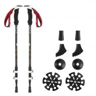 ZENITHIKE A-Quality Hiking Poles &Trekking Poles& Trekking Sticks,Adjustable Durable Lightweight Hiking Poles/Trekking Poles can be Used at All terrains and Conditions (Black)