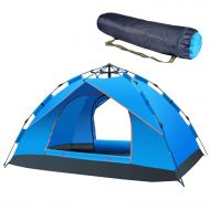 ZENITHIKE Tent for 3-4 Person Collapsible Double Layer Family Camping Tent with Convenient Carry Bag Features