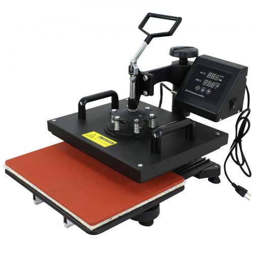  ZENY Zeny 5 in 1 Swing Away Heat Press Machine Digital Transfer For T-ShirtMugPlate Mug Hat Plate Cap