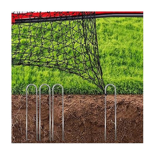  ZENY 7'×7' Baseball Softball Practice Net for Hiting and Pitching Batting Fielding, Baseball Cataching Net with Strike Zone Target