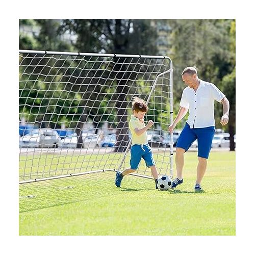  ZENY 12'x6' Portable Soccer Goal for Backyard Kids Adults Soccer Net and Frame for Home Backyard Practice Training Goals Soccer Field Equipment