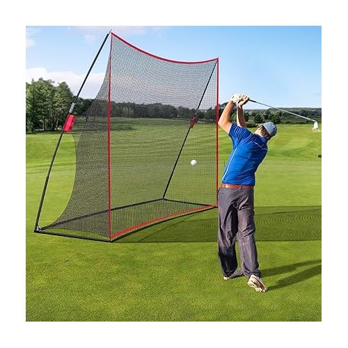  ZENY Golf Net, 10x7 ft Golf Practice Hitting Net for Backyard Driving Range, Indoor Outdoor, Garage Golf Practice Net with Carrying Bag, Also Suitable for Baseball, Soccer