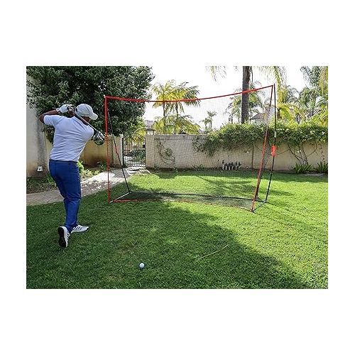  ZENY Golf Net, 10x7 ft Golf Practice Hitting Net for Backyard Driving Range, Indoor Outdoor, Garage Golf Practice Net with Carrying Bag, Also Suitable for Baseball, Soccer