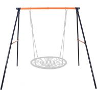 ZENY Swing Stand Frame Heavy Duty A-Frame Swing Set for Kids Adults Outdoor Backyard Play Fun Weight Capacity 440lbs