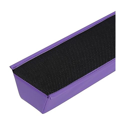  ZENY 6ft Folding Gymnastics Balance Beam Foam Floor Balance Beam Bar with Anti-slip Base Walking Beams Home Gymnastics Equipment for Kids Adults