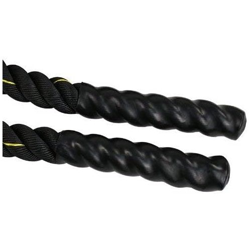  ZENY Battle Rope 1.5 Diameter 100% Poly Dacron 30ft Length Workout Exercise Rope Undulation Core Strength Training Equipment Conditioning Rope