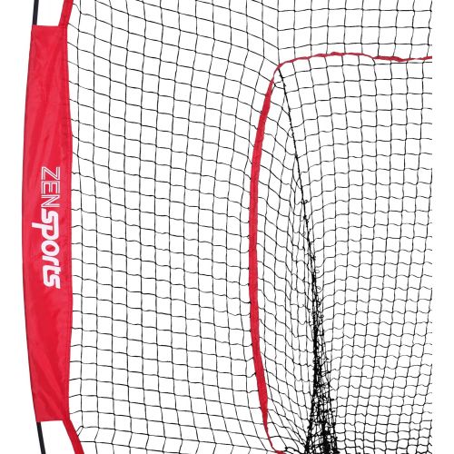  ZENY 7×7 Baseball Softball Practice Net Hitting Batting Catching Pitching Training Net w/ Carry Bag & Metal Bow Frame, Baseball Equipment with Carry Bag