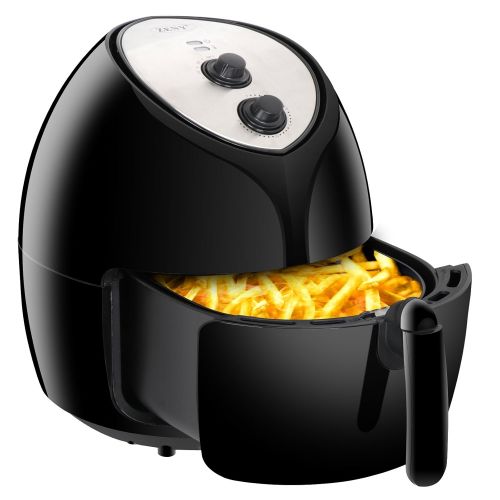  ZENY 5.8 Quart XL Capacity Electric Air Fryer for Oil-Less Healthy Cooking wRecipes, Cookbook, Dishwasher Safe Parts