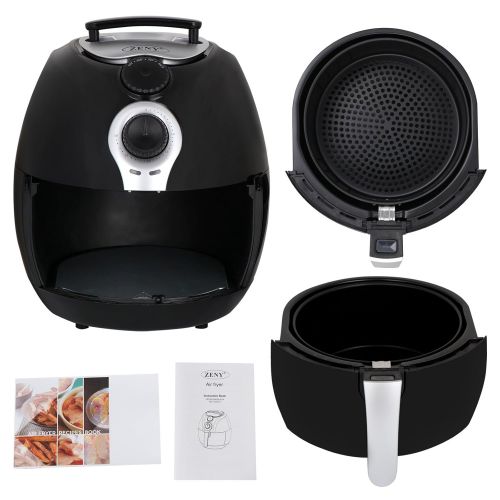  ZENY ZENY 3.7-Quart Air Fryer For Healthy Oil Free Cooking, wCookbook, Recipes, Dishwasher Safe Parts, Auto Shut off & Timer