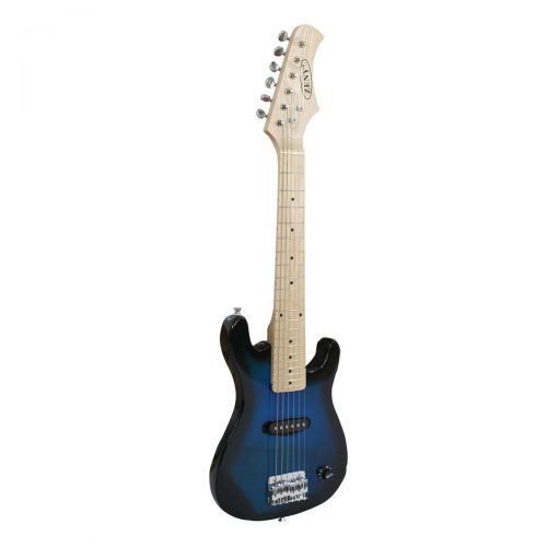  ZENY Blue 30 Inch Kids Electric Guitar With 5W Amp Cable Cord shoulder strap New (Blue)
