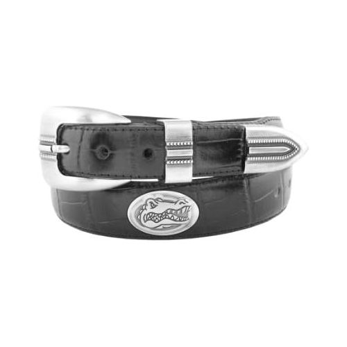  ZEP-PRO Zeppelin Products Inc. NCAA Florida Gators Crocodile Tip Leather Concho Belt