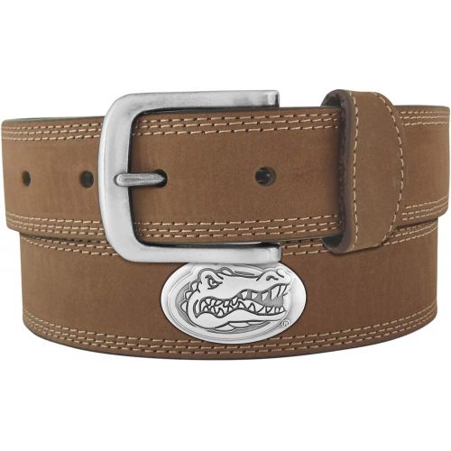  ZEP-PRO NCAA Florida Gators Light Crazy Horse Leather Concho Belt