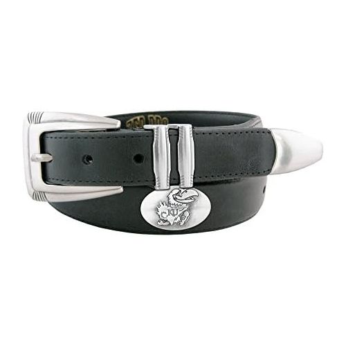  ZEP-PRO NCAA Mens Leather Concho Tapered Tip Belt