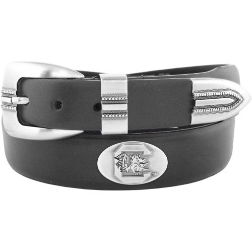  ZEP-PRO Zeppelin Products Inc. NCAA South Carolina Fighting Gamecocks Tip Leather Concho Belt