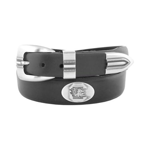  ZEP-PRO Zeppelin Products Inc. NCAA South Carolina Fighting Gamecocks Tip Leather Concho Belt