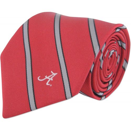  ZEP-PRO NCAA Mens Woven Silk Stripe Logo Tie 2
