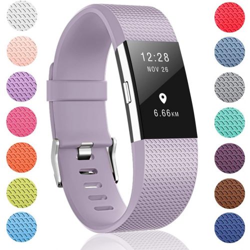  [아마존베스트]ZEROFIRE Bands Compatible for Fitbit Charge 2, Replacement Adjustable Sport Bands for Charge 2 Heart Rate Fitness Wristbands, Women Men, 12 Pack/Colors