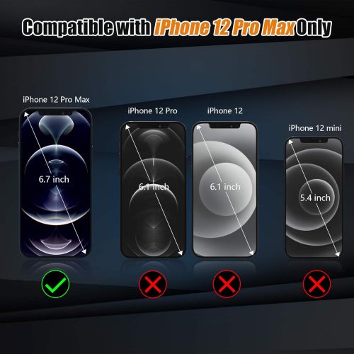  [아마존베스트]ZEROLEMON iPhone 12 Pro Max Battery Case 10000mAh, Wireless Charging & Lightning Headphone Supported, RuggedJuicer Extended Battery Charger Case for iPhone 12 Pro Max 6.7 2020 - Bl