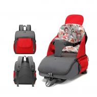 ZFF-cy Booster Seat Travel Feeding Booster 3 Point Harness Dinning High Chair Mommy Shoulder Bag,Foldable Large Capacity Diaper Bags Baby Outdoor Product Organizer (Color : 1)
