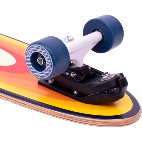  Z-Flex Surf-a-gogo Log Roll Longboard, Adults Unisex, Multi (Multicolor), 37 mm