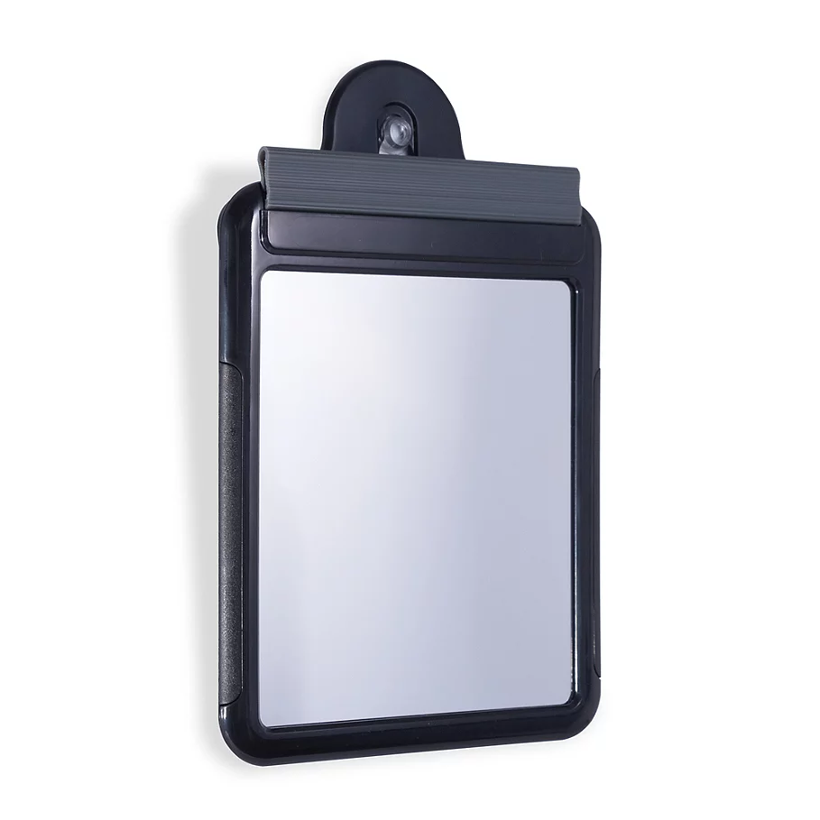  Z'Fogless Water Shower Travel Mirror with Carry Bag in Black