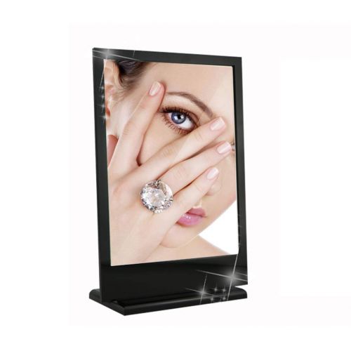  ZH Vanity Mirror Dressing Table Makeup Mirror，Rectangle Free Rotation Shaving Mirror，HD Single-Sided Mirror for Jewelry Store Dormitory Dressing Table，Customizable Logo，Best Gift (