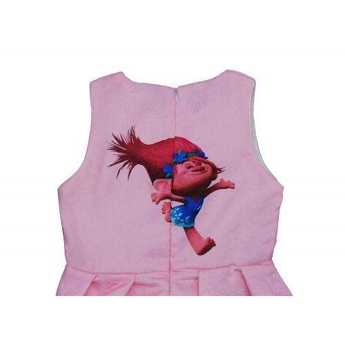  ZHBNN Little Girl Princess Cartoon Trolls Halloween Cosplay Dress up