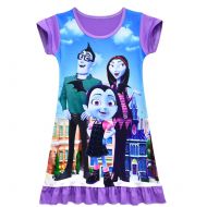 ZHBNN Vampirina Girls Nightgown Cartoon Pajamas Princess Dress