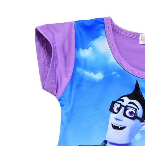  ZHBNN Vampirina Girls Nightgown Cartoon Pajamas Princess Dress