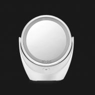 ZHBWJSH LED Beauty Mirror Desktop Double-Sided Rotatable Mirror 1313cm White