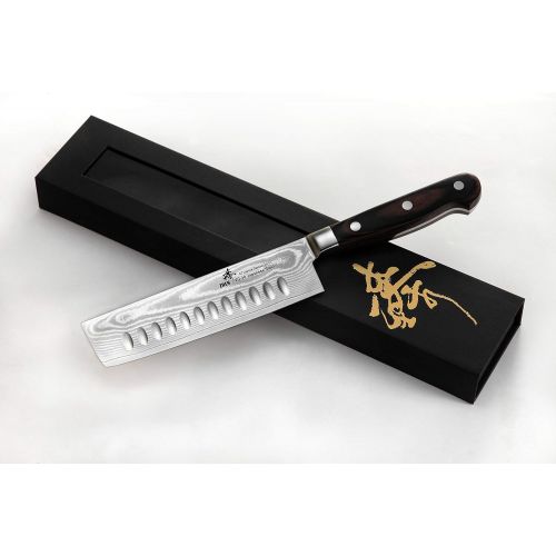  ZHEN Japanese VG-10 67-Layer Damascus Steel Vegetable UsubaNakiri Hollow Ground KnifeCleaver, 6.5-Inch