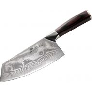 ZHEN Japanese VG-10 67 Layers Damascus Steel Vegetable Cleaver Chopping Knife 7-inch
