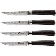 ZHEN Japanese VG-10 67-Layer Damascus Premium 4-Piece Steak Knife Set
