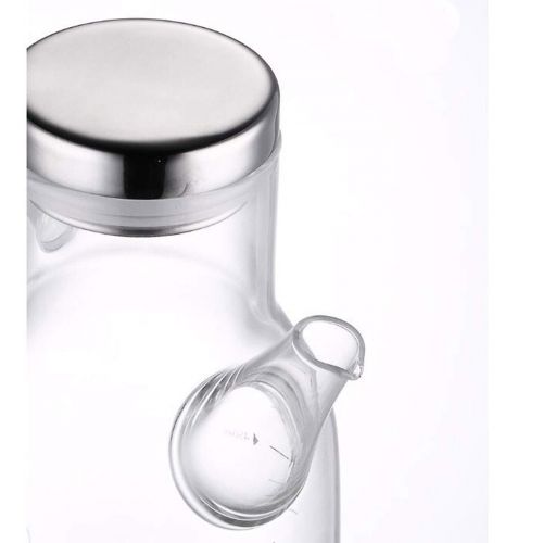  ZHJCFYH Glass Oil Pot Leak-proof Control Inverted Oil Bottle Small Tank Kitchen Supplies Household Soy Sauce Sesame Oil Vinegar Pot 550ml High Borosilicate Glass Oil Pot (Capacity : 750ml)