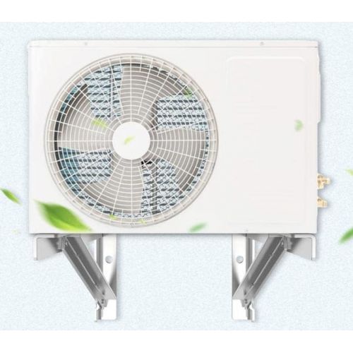  ZHOUWHJJ 2 Pari Mounting Bracket for 9000-30000BTU Condenser Ductless Mini Split Air Conditioner Heat Pump Systems, Rust Free Stainless Steel