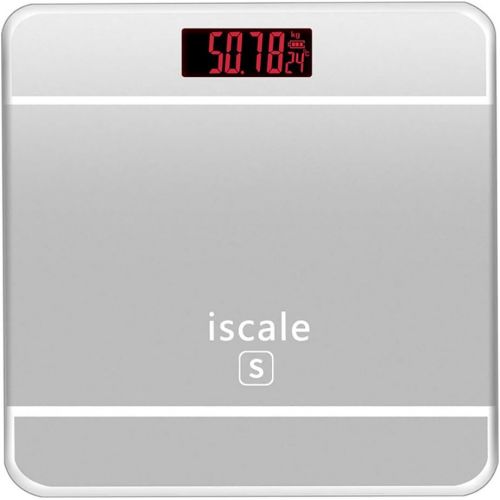  ZHPRZD Electronic Scales Mini Health Scales Electronic Weight Scales Adult Human Scales Electronic Scale (Color : Gray)