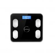 ZHPRZD High-Precision Digital Weight Scale Bathroom Scales with Step-by-Step Technology, Backlit Display, 180kg / 400lb / 28st Electronic Scale (Color : Black)